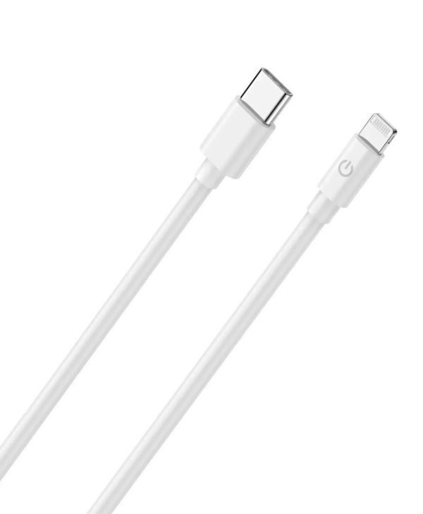 RealPower  USB Cable USB-C Male to Lightning 2m White