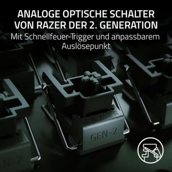 Razer Huntsman V3 Pro Mini Analog 60% Opto Mechanical Gaming Keyboard Analog Switch US Layout RZ03-04990100-R3M1 - Image 2
