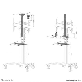 Neomounts ONLY Accessories - Video Bar and Multimedia kit White AFLS-825WH1 - Image 8