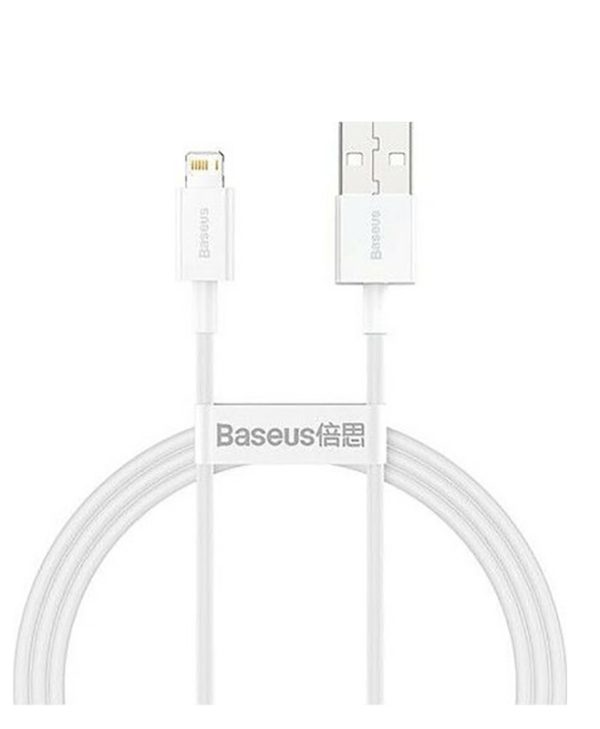 Baseus Superior Series USB Cable USB-A to Lightning 0.25m White CALYS-02