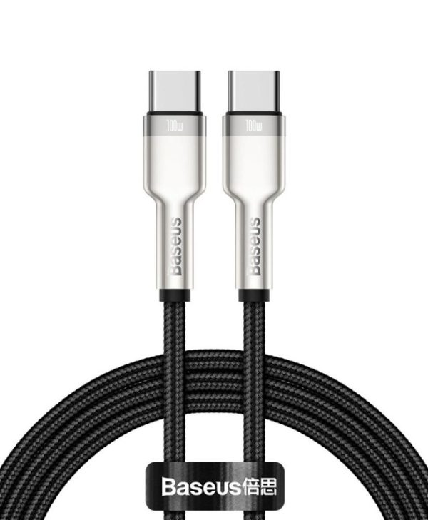 Baseus USB Cable USB-C Male to USB-C Male 100W 1m Black CCATJK-C01