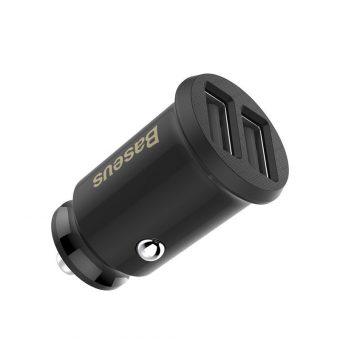 Baseus Car Charger 2xUSB-A 3.1A Black CCALL-ML01