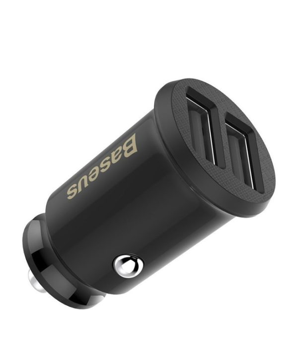 Baseus Car Charger 2xUSB-A 3.1A Black CCALL-ML01