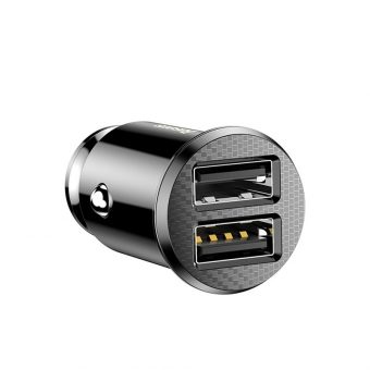 Baseus Car Charger 2xUSB-A 3.1A Black CCALL-ML01 - Image 2