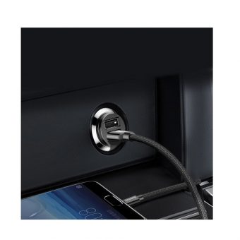 Baseus Car Charger 2xUSB-A 3.1A Black CCALL-ML01 - Image 4