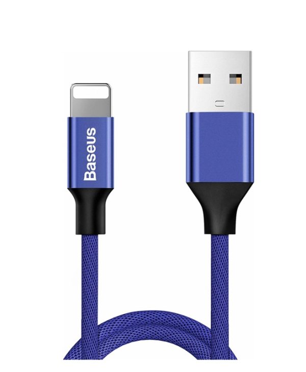 Baseus YIVEN USB Cable USB-A Male to Lightning 2A 1.2m Navy Blue CALYW-13