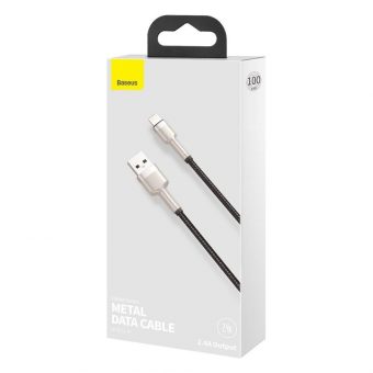 Baseus Cafule USB Cable USB-A to Lightning 1m Black CALJK-A01 - Image 2