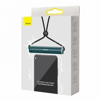 Baseus Transparent Waterproof Cylinder-Slide Bag Blue FMYT000003 - Image 4