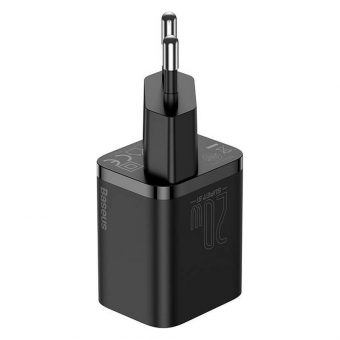 Baseus Super Si Wall Charger 1xUSB-C 20W Black CCSUP-B01 - Image 3