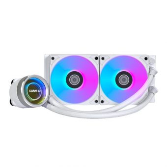 Lian Li Galahad II Trinity 240 CPU Liquid Cooler ARGB White G89.GA2T24W.00