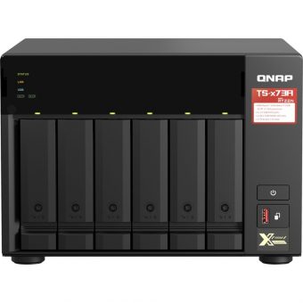 QNAP Turbo Station TS-673A-8G 6Bay 8GB HDD 2x 2.5Gbe Black