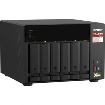 QNAP Turbo Station TS-673A-8G 6Bay 8GB HDD 2x 2.5Gbe Black - Image 5