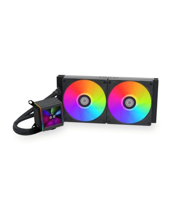 Lian Li Galahad II LCD 280 CPU Liquid Cooler ARGB Black G89.GA2ALCD28B.00
