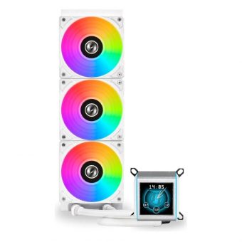 Lian Li Galahad II LCD 360 CPU Liquid Cooler ARGB White G89.GA2ALCD36W.00 - Image 2
