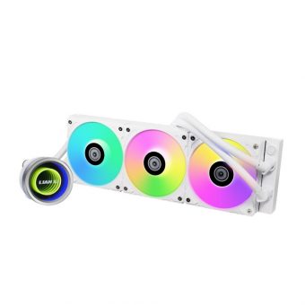Lian Li Galahad II Trinity 360 CPU Liquid Cooler ARGB White G89.GA2T36W.00