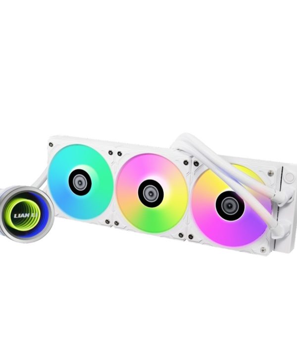 Lian Li Galahad II Trinity 360 CPU Liquid Cooler ARGB White G89.GA2T36W.00
