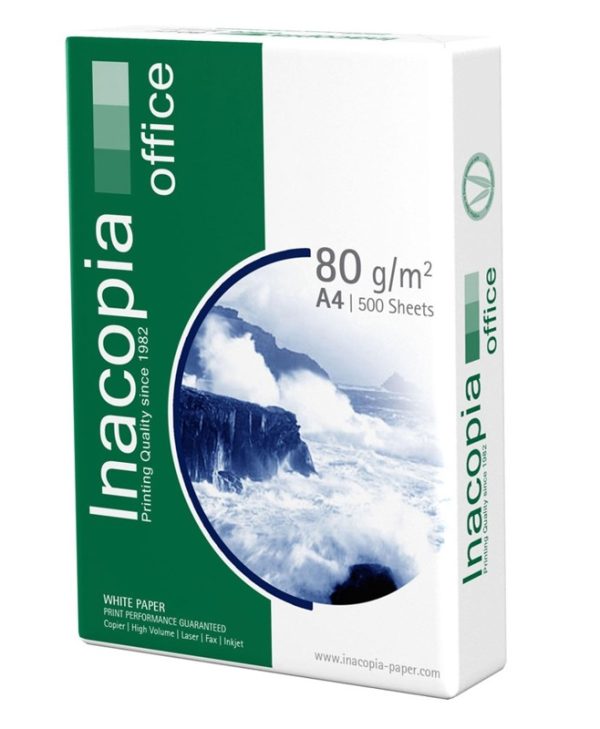 Inacopia Χαρτί Εκτύπωσης OFFICE 80gr/M2 A4 500 Sheets 800-2111