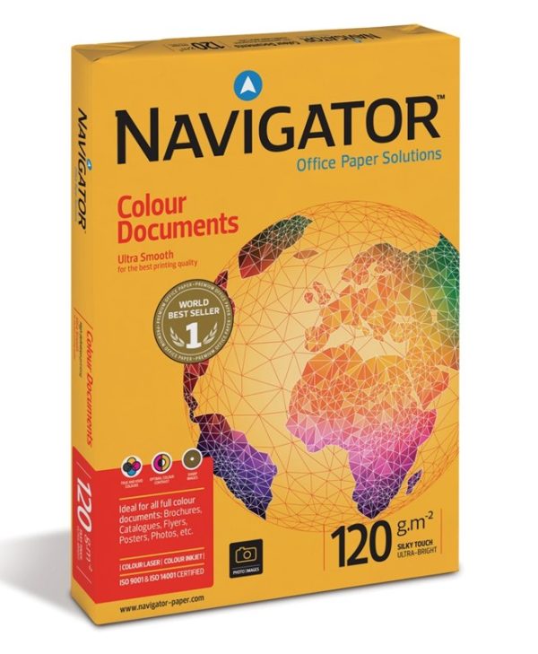 Navigator Επαγγελματικό Χαρτί Εκτύπωσης COLOUR DOCUMENTS 20gr/M2 A4 250 Sheets 104891