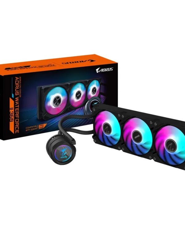 Gigabyte Aorus Waterforce II 360 RGB CPU Liquid Cooler Black GP-AWATERFORCEII360