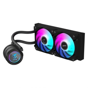 Gigabyte Aorus Waterforce II 240 LCD RGB CPU Liquid Cooler Black GP-AWATERFORCEII240 - Image 2
