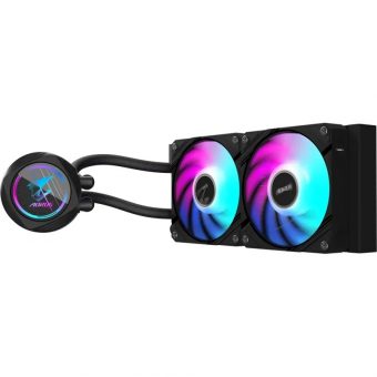 Gigabyte Aorus Waterforce II 240 LCD RGB CPU Liquid Cooler Black GP-AWATERFORCEII240 - Image 3