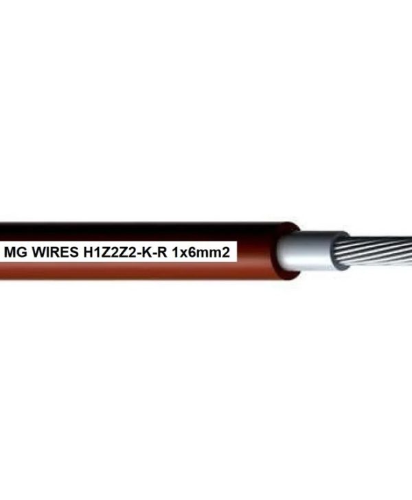 MG Wires Photovoltaic Solar Cable 6mm2 0.6/1kV 50m Pack Red H1Z2Z2-K-R-6MM2/50M
