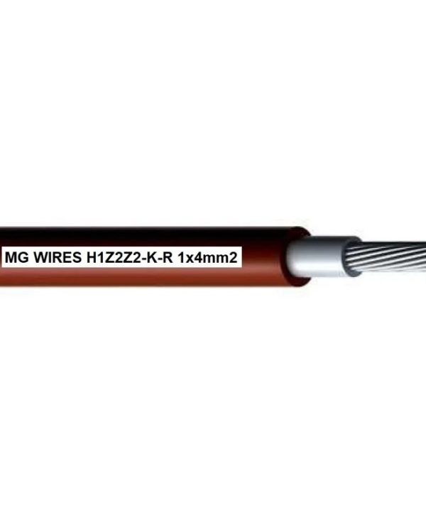 MG Wires Photovoltaic Solar Cable 4mm2 0.6/1kV 500m Spool Red H1Z2Z2-K-R-4MM2/500M