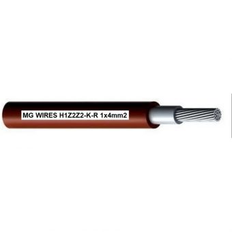 MG Wires Photovoltaic Solar Cable 4mm2 0.6/1kV 100m Pack Red H1Z2Z2-K-R-4MM2/100M