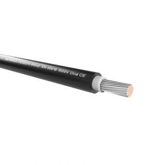 MG Wires Photovoltaic Solar Cable 6mm2 0.6/1kV 500m Spool Black H1Z2Z2-K-6MM2/500M - Image 2