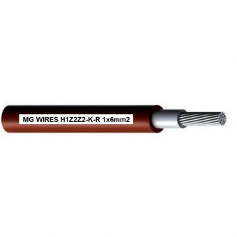 MG Wires Photovoltaic Solar Cable 6mm2 0.6/1kV 100m Pack Red H1Z2Z2-K-R-6MM2/100M