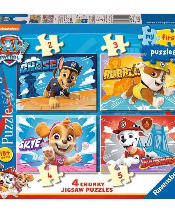 Ravensburger My First Puzzles: Paw Patrol 4 Chunky Jigsaw Puzzles 03154