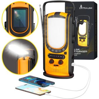 Extralink Power Ranger EPS-6000 Solar Powerbank 6000mAh FM Radio/LED Light/Dynamo EX.31254