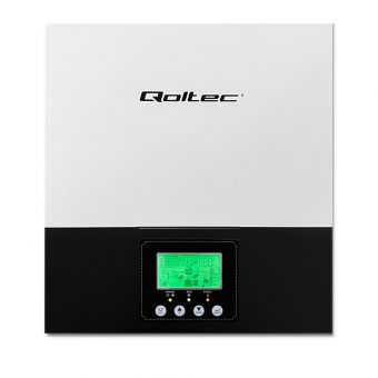 Qoltec 3KVA 24V Hybrid Off-Grid Solar Pure Sine Inverter 3KW/6KW (Peak) Output / 2.4kW/80A MPPT Input 53876 - Image 6