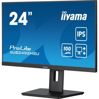 Ιiyama ProLite 23.8" XUB2492HSU-B6 FHD IPS 100Hz Monitor Black XUB2492HSU-B6 - Image 3
