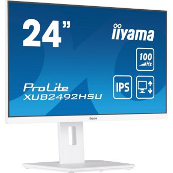 Ιiyama ProLite 23.8" XUB2492HSU-W6 FHD IPS 100Hz Monitor White XUB2492HSU-W6 - Image 2