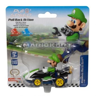 Carrera Pull Speed: Nintendo Mario Kart 1:43- Luigi 15818315