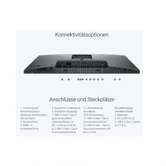 Dell P2725HE 27" FHD IPS USB-C Hub Monitor 210-BMJC - Image 7