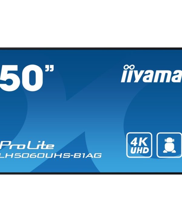 Iiyama ProLite 49.5" 4K UHD IPS Monitor LH5060UHS-B1AG