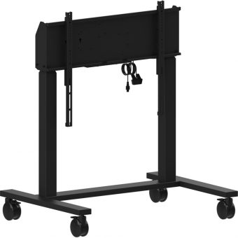Iiyama Electric Pylon System on Wheels for Displays up to 98" Black MD-CAR2031-B1 - Image 5
