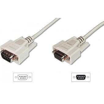 Digitus Καλώδιο RS232 9-pin male σε RS232 9-pin female 3m AK-610203-030-E