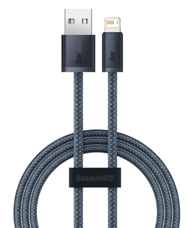 Baseus Dynamic USB Cable USB-A Male to Lightning 2.4A 1m Grey CALD000416