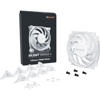 Be Quiet! Silent Wings 4 12cm PWM Presure Optimized White BL114 - Image 4