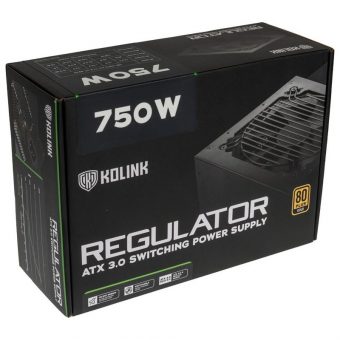 Kolink Regulator 750W 12cm Fan Fully Modular 80+ Gold PCIe 5.0 KL-R750FG