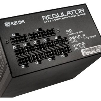 Kolink Regulator 750W 12cm Fan Fully Modular 80+ Gold PCIe 5.0 KL-R750FG - Image 3