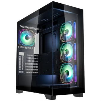 Kolink Unity Peak ARGB Midi Tower Tempered Glass Black PGW-CH-KOL-122