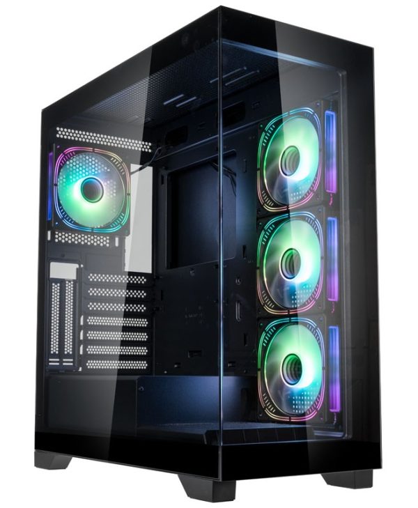 Kolink Unity Peak ARGB Midi Tower Tempered Glass Black PGW-CH-KOL-122