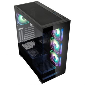 Kolink Unity Peak ARGB Midi Tower Tempered Glass Black PGW-CH-KOL-122 - Image 2
