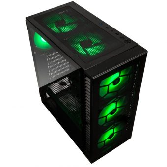 Kolink Observatory HF Glass ARGB Midi Tower Tempered Glass Black PGW-CH-KOL-109 - Image 2