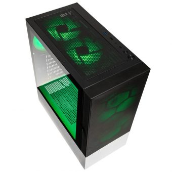 Kolink Observatory MX Mesh ARGB Midi Tower Tempered Glass Black/White PGW-CH-KOL-117 - Image 2