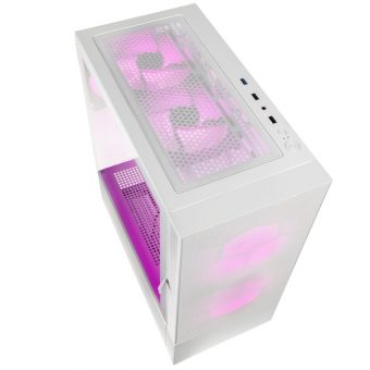 Kolink Observatory MX Mesh ARGB Midi Tower Tempered Glass White PGW-CH-KOL-118 - Image 2